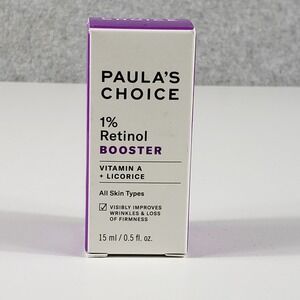 Paula's Choice 1% Retinol Booster Serum Vitamin A Licorice All Skin 15ml NIB